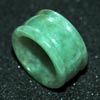 Unheated 53.43 Ct. Cute Natural Green Ring Jade Size 10.5 Thailand