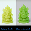 Natural Fluorescent Burmese 22.80 Ct. Happy Ganesha Carving Shape