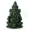 Natural Genuine Burmese Jade 41.77 Ct. Happy Ganesha Carving Shape