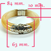 401.50 Ct. Natural Genuine Burmese Jade Bangle Diameter With Silver Jewelry
