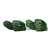 Natural Genuine Burmese Jade 42.68 Ct. Turtle Carving Shape 2 Pcs.