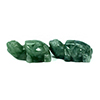 Natural Genuine Burmese Jade 44.88 Ct. Turtle Carving Shape 2 Pcs.