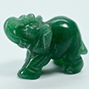 Natural Genuine Burmese Jade 102.50 Ct. Elephant Carving Shape
