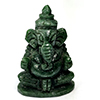 Natural Genuine Burmese Jade 42.45 Ct. Happy Ganesha Carving Shape