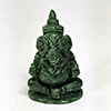 Natural Genuine Burmese Jade 37.40 Ct. Happy Ganesha Carving Shape