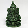 Natural Genuine Burmese Jade 43.80 Ct. Happy Ganesha Carving Shape