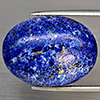 Natural Multi Color Blue Lapis Lazuli Gemstones 39.62 Ct. Oval Cabochon Shape 24 x 18.3 Mm.
