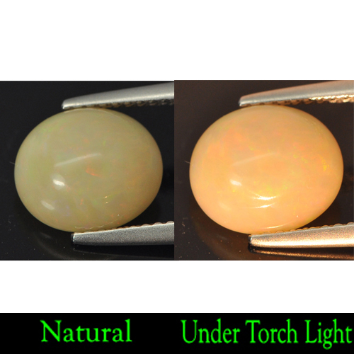 2.18 Ct. Good Oval Cabochon Natural Multi Color Opal Unheated