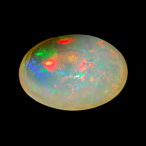 1.12 Ct Glowing Natural Multi Color Opal Unheated Sudan