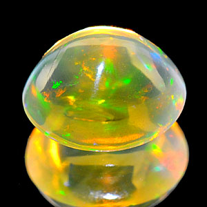 0.70 Ct. Oval Cabochon Natural Multi Color Opal Sudan