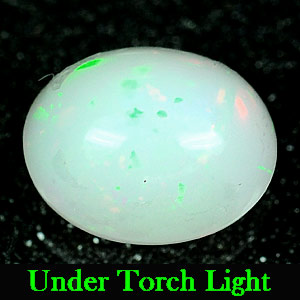 0.79 Ct. Oval Cabochon Natural Multi Color Opal Sudan
