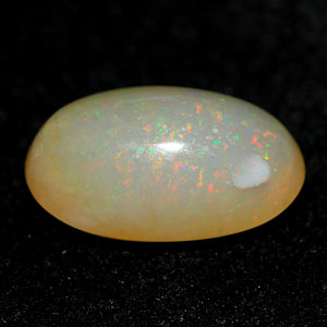 5.25 Ct. Oval Cabochon Natural Multi Color Opal Sudan
