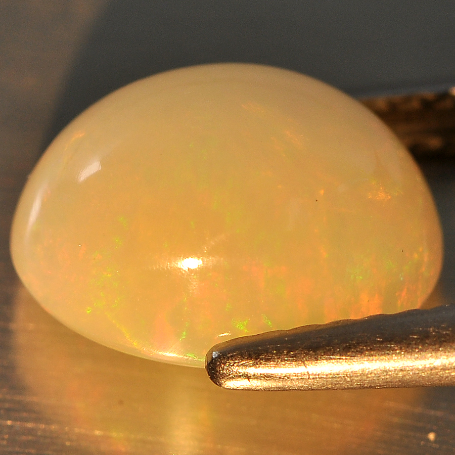 2.55 Ct. Oval Cabochon Natural Multi Color Opal Sudan