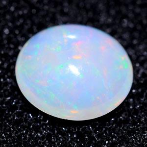 Unheated 0.53 Ct. Oval Cab Natural Multi Color Opal Gem