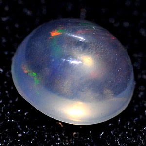0.59 Ct. Oval Cab Natural Multi Color Opal Sudan Gem