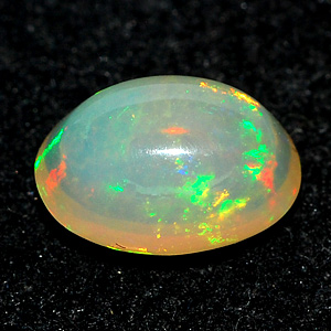 1.37 Ct. Oval Cab Natural Multi Color Opal Sudan Gem