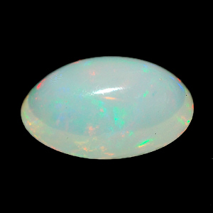 Unheated 1.22 Ct. Oval Cab Natural Multi Color Opal Gem