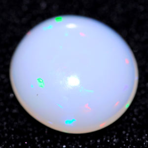 Unheated 1.58 Ct. Oval Cab Natural Multi Color Opal Gem