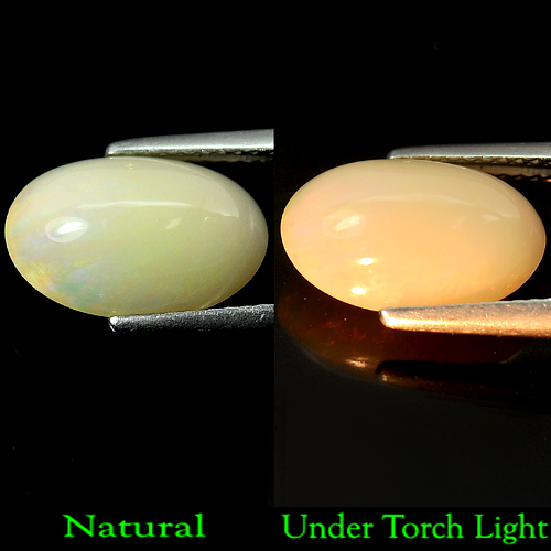3.17 Ct. Oval Cabochon Natural Multi Color Opal Sudan