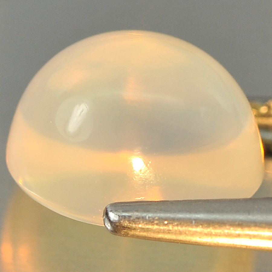 Unheated 2.77 Ct. Oval Cab Natural Multi Color Opal Gem