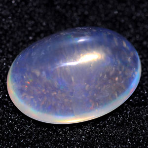 Unheated 3.53 Ct. Oval Cab Natural Multi Color Opal Gem
