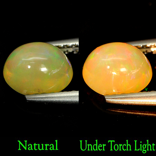 Unheated 0.87 Ct. Natural Multi Color Opal Sudan Gem