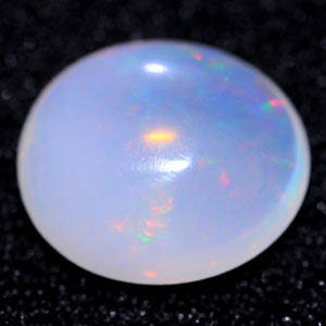 Unheated 2.85 Ct. Oval Cab Natural Multi Color Opal Gem