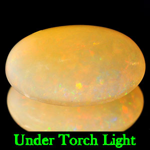 5.90 Ct. Oval Cabochon Natural Multi Color Opal Sudan