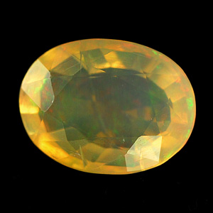 1.20 Ct. Oval Natural Multi Color Opal Sudan Unheated