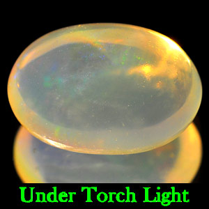 3.65 Ct. Oval Cabochon Natural Multi Color Opal Sudan