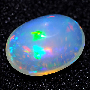 1.29 Ct. Oval Cabochon Natural Multi Color Opal Sudan