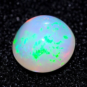 0.89 Ct. Round Cabochon Natural Multi Color Opal Sudan