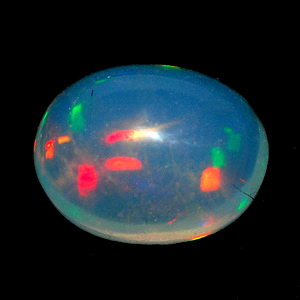 0.98 Ct. Oval Cabochon Natural Multi Color Opal Sudan