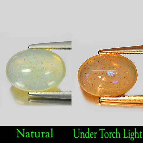 2.31 Ct. Oval Cabochon Natural Natural Multi-Color Play Of Colour Opal