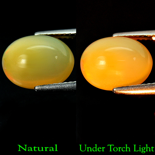 3.75 Ct. Oval Cabochon Natural Multi Color Opal Sudan