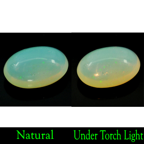 2.62 Ct. Nice Oval Cabochon Natural Multi Color Opal Unheated
