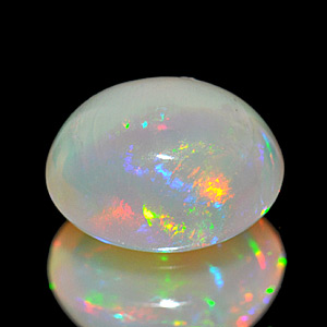 1.32 Ct. Oval Cabochon Natural Multi Color Opal Sudan