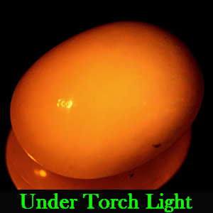 Unheated 3.74 Ct. Oval Cab Natural Gem Multi Color Opal