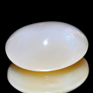 Unheated 4.12 Ct. Oval Cab Natural Gem Multi Color Opal