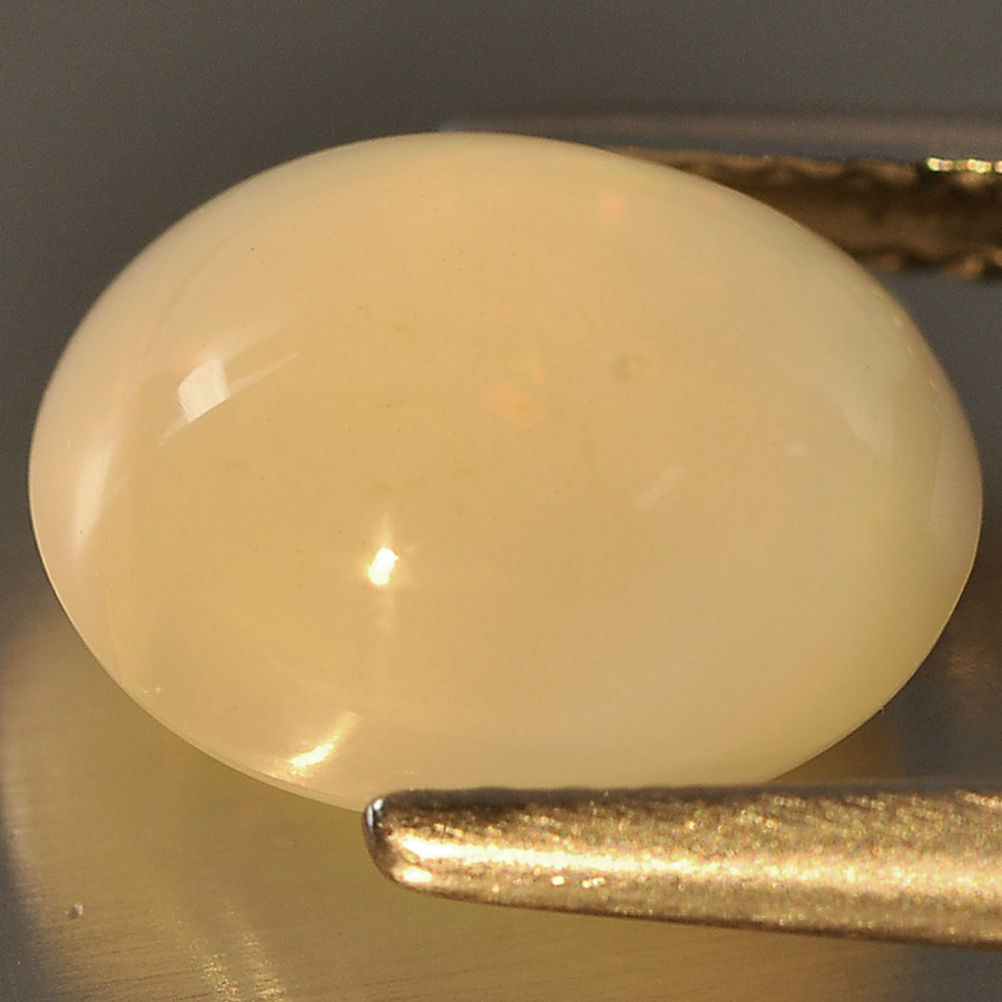 Unheated 2.28 Ct. Oval Cab Natural Gem Multi Color Opal