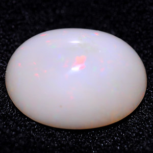 Unheated 9.55 Ct. Oval Cab Natural Gem Multi Color Opal