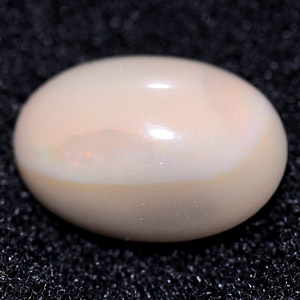 Unheated 3.52 Ct. Oval Cab Natural Gem Multi Color Opal