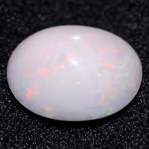 Unheated 4.14 Ct. Oval Cab Natural Gem Multi Color Opal