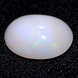 Unheated 3.23 Ct. Oval Cab Natural Gem Multi Color Opal