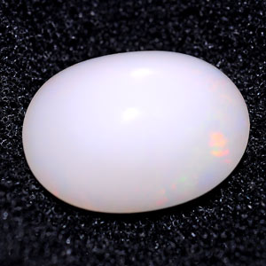 Unheated 3.39 Ct. Oval Cab Natural Gem Multi Color Opal