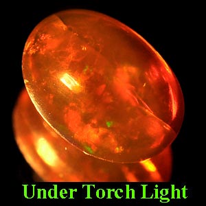 Unheated 0.50 Ct. Oval Cab Natural Gem Multi Color Opal