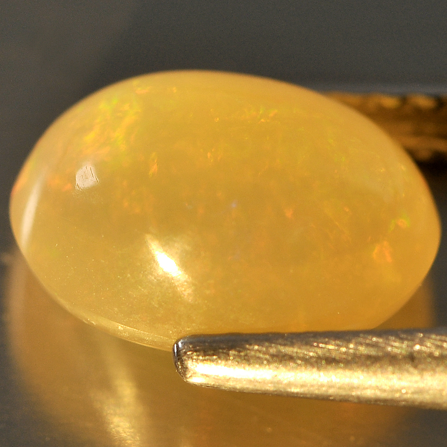 Unheated 1.87 Ct. Oval Cab Natural Gem Multi Color Opal