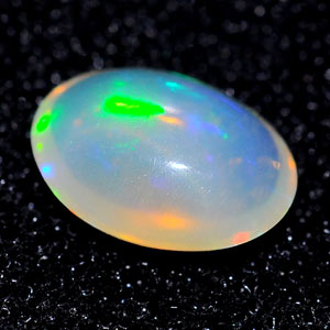 0.54 Ct. Oval Cabochon Natural Multi Color Opal Sudan