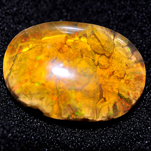 15.49 Ct. Natural Light Yellow Tree Like Opal Sudan Gem