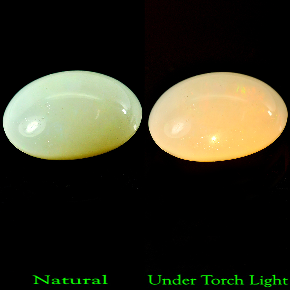 16.09 Ct. Oval Cabochon Natural Multi Color Opal Sudan